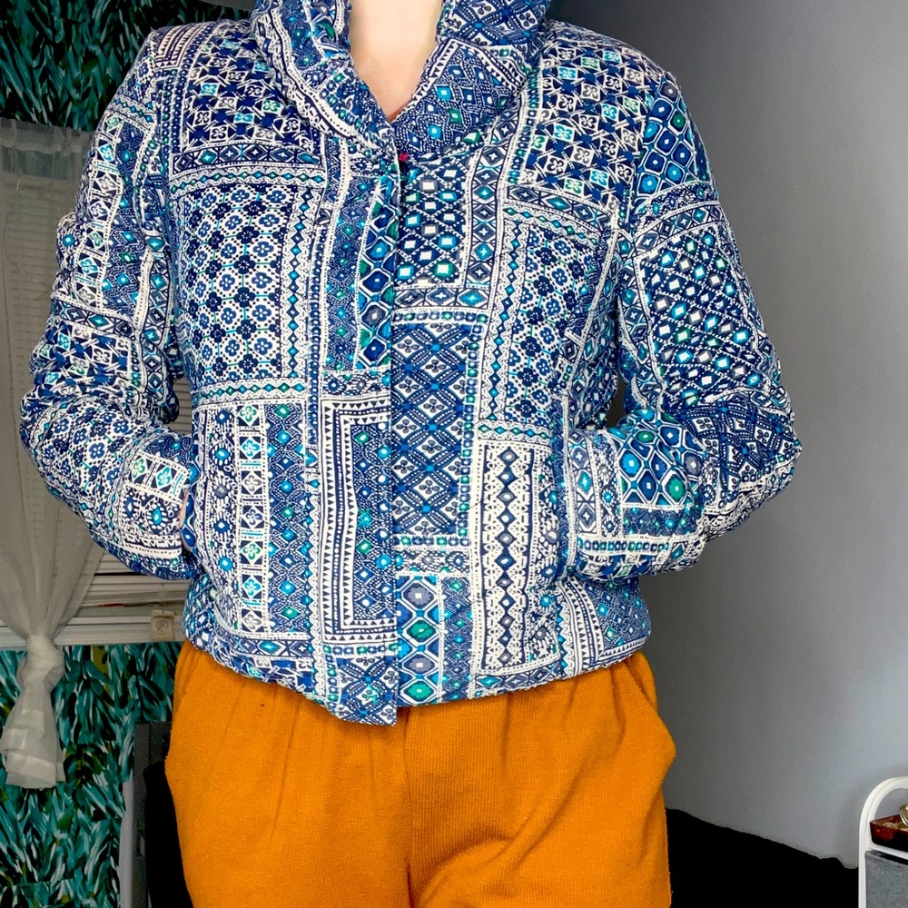 Anthropologie Pilcro and the Letterpress Quilted Puffer Coat